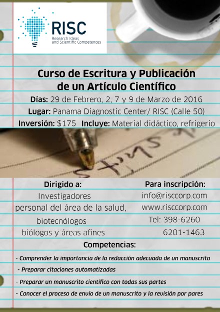curso escritura cientifica